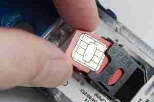 mobile phone sim insert
