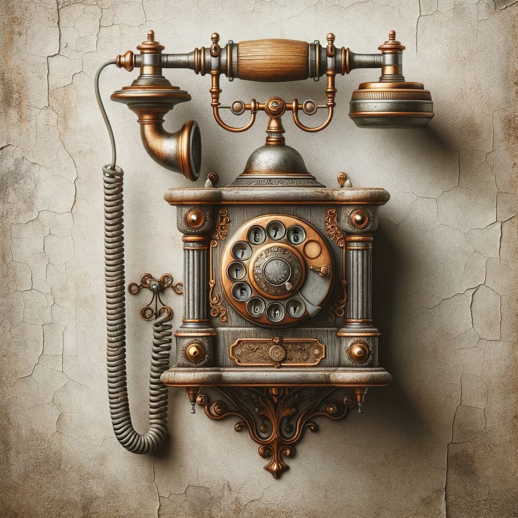 old antique wall telephone Cant Get Mobile Phone Contract UK