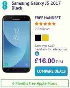 Samsung Galaxy J5 2017 Black