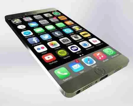 A modern smartphone featuring a variety of colorful app icons on its screen, displayed at a slanted angle against a gray background, with compelling mobile phone deals4me uk. bad credit contract mobile phones