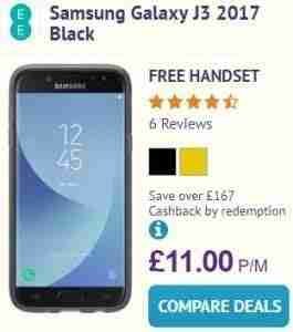 samsung galaxy j3 2017 black